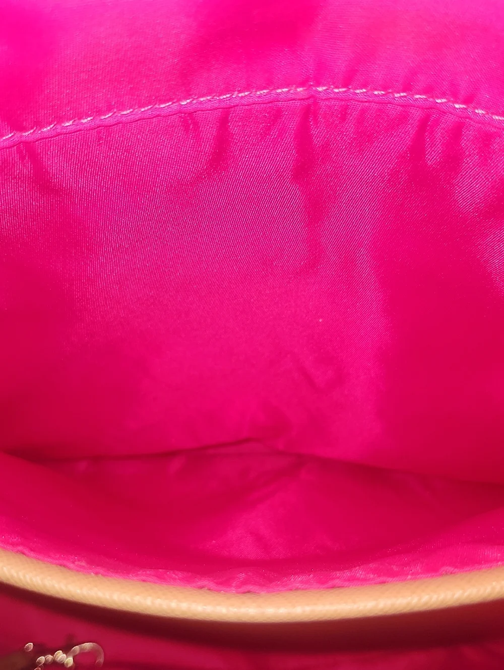Michael Kors Hot Pink Tote with Tan Handles
